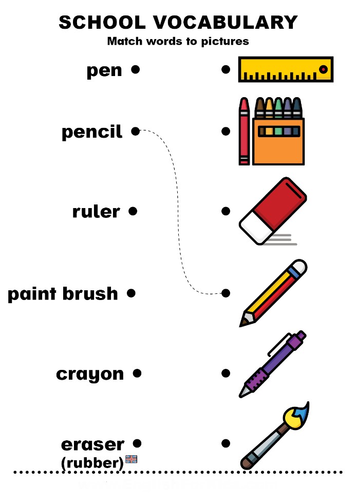 Vocabulary Worksheets For Kindergarten Printable Free Kindergarten