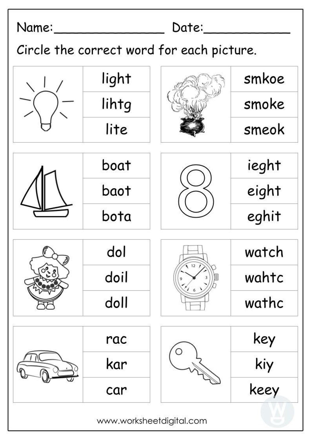 circle-the-correct-word-worksheets-for-kindergarten-kindergarten