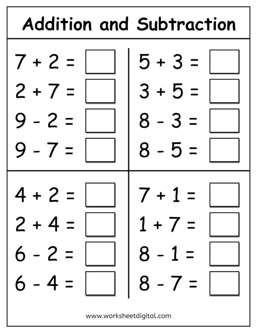Addition Questions For Kindergarten Kindergarten Worksheets