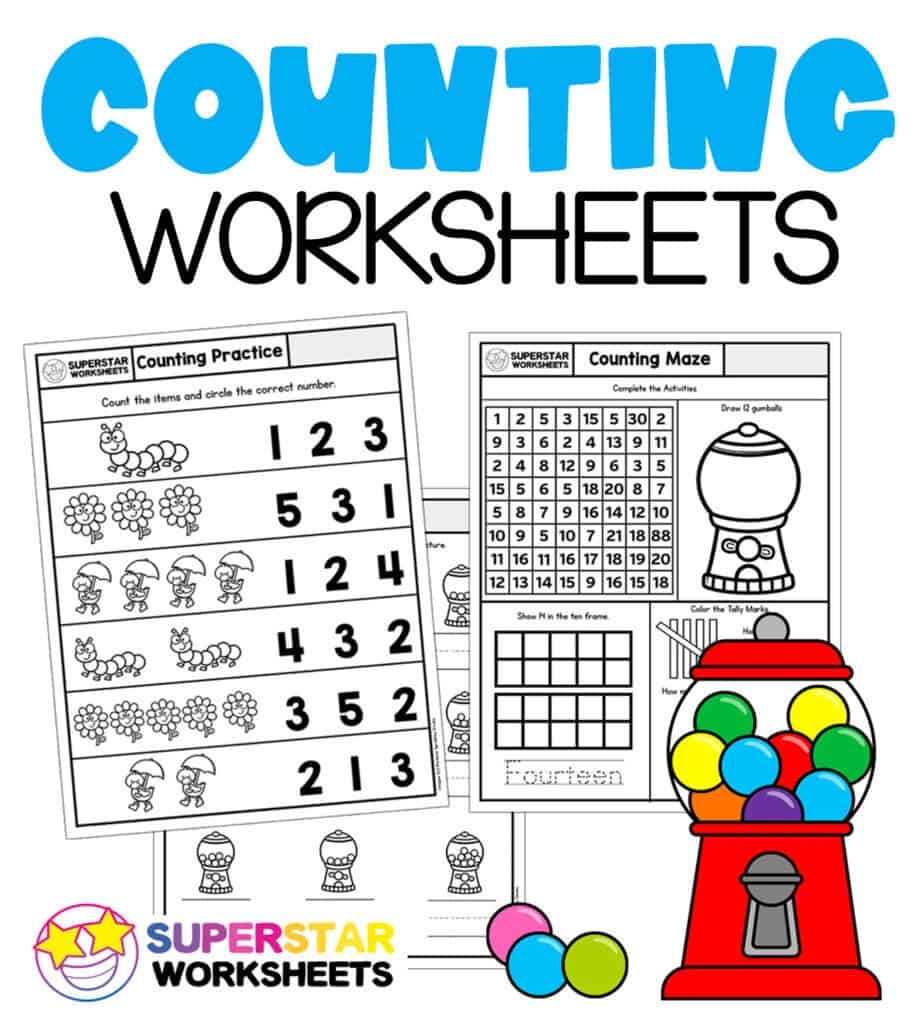 Kindergarten Math Worksheets Superstar Worksheets - Homework For Kindergarten Free