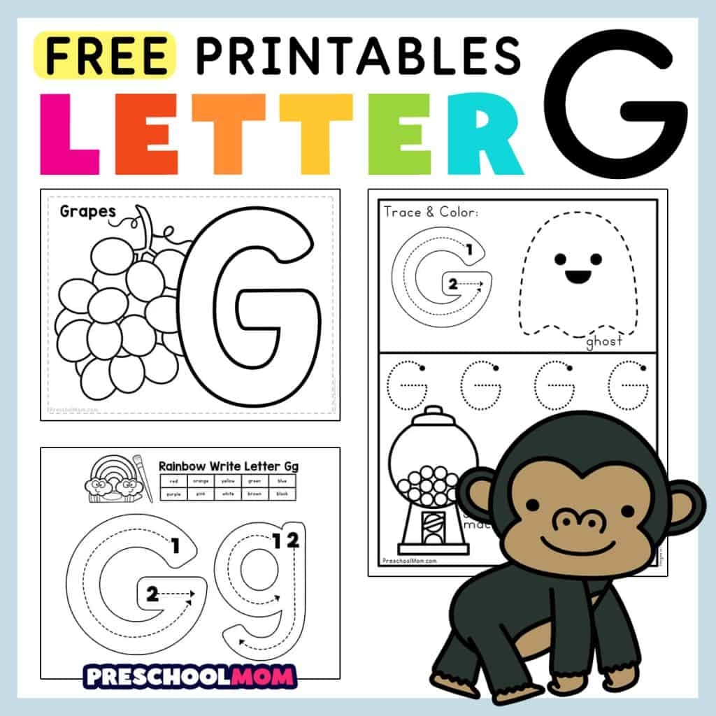 G Worksheets For Kindergarten - Kindergarten Worksheets