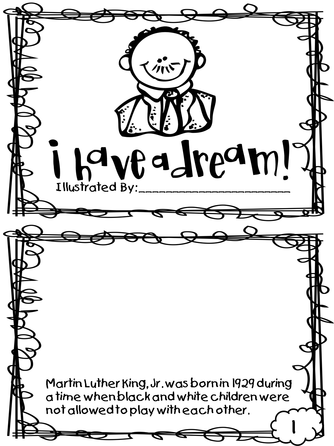 Martin Luther King Jr Coloring Pages And Worksheets Best Coloring Pages For Kids - Free Printable Martin Luther King Jr Worksheets For Kindergarten