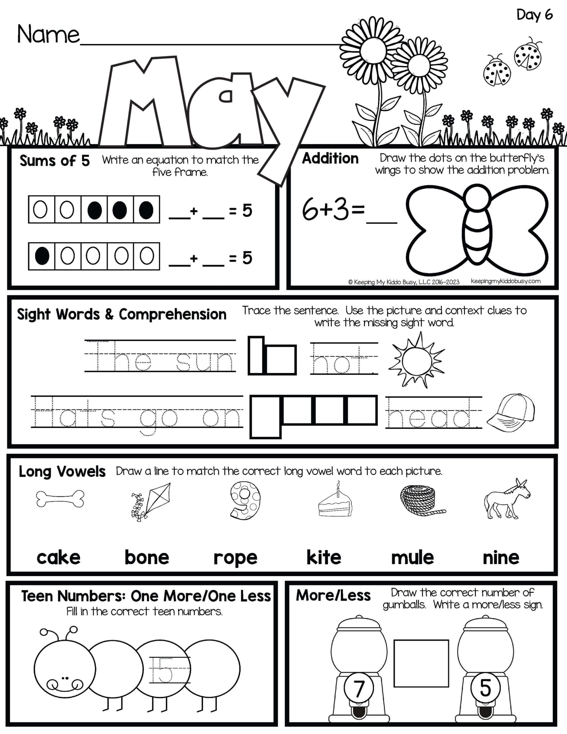 Good morning worksheet for kindergarten kindergarten worksheets