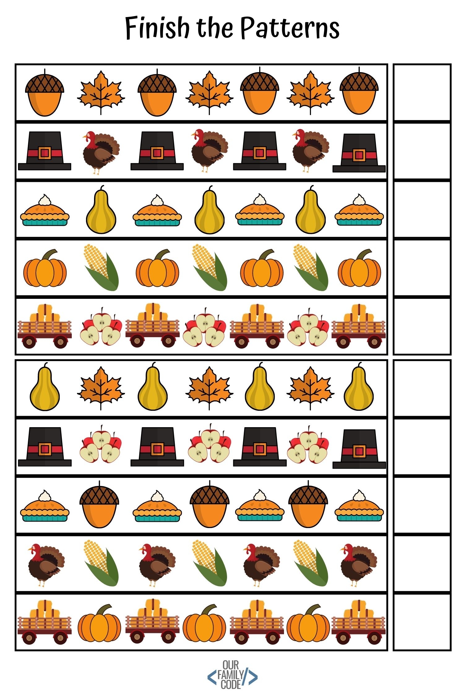 Coding Worksheet For Kindergarten