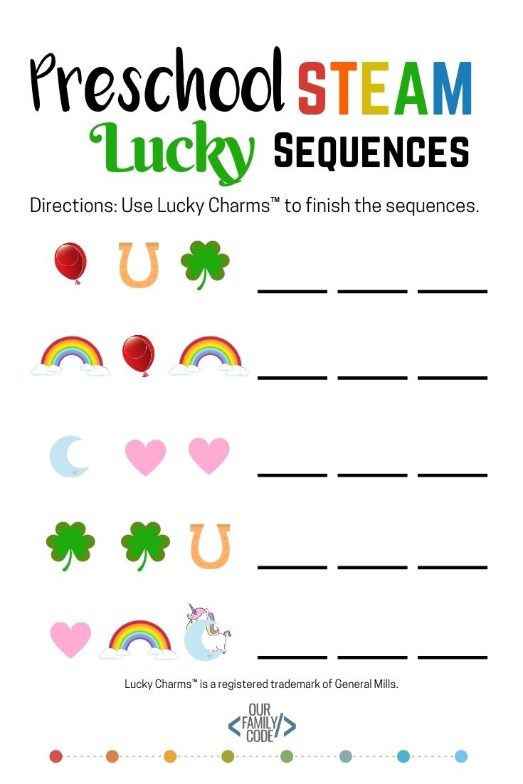 St Patrick S Day Coding Preschool STEAM Unplugged Coding Activities Preschool Teaching Kids