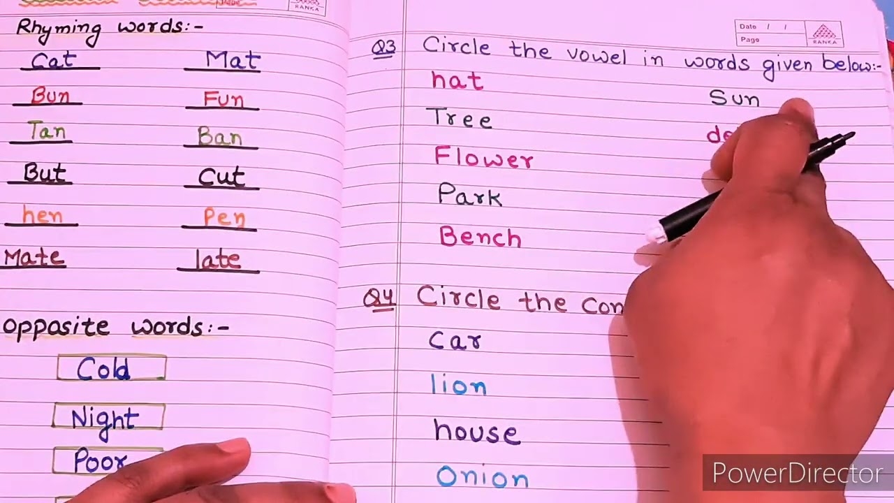 UKG English Worksheet Senior KG English Worksheet Daily Practice Sheet Kidslearningfun2013 YouTube