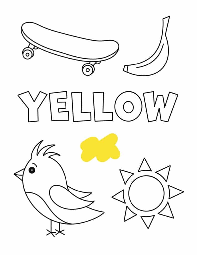 Color Yellow Worksheets For Kindergarten Kindergarten Worksheets Color Yellow Worksheets For Kindergarten Kindergarten Worksheets