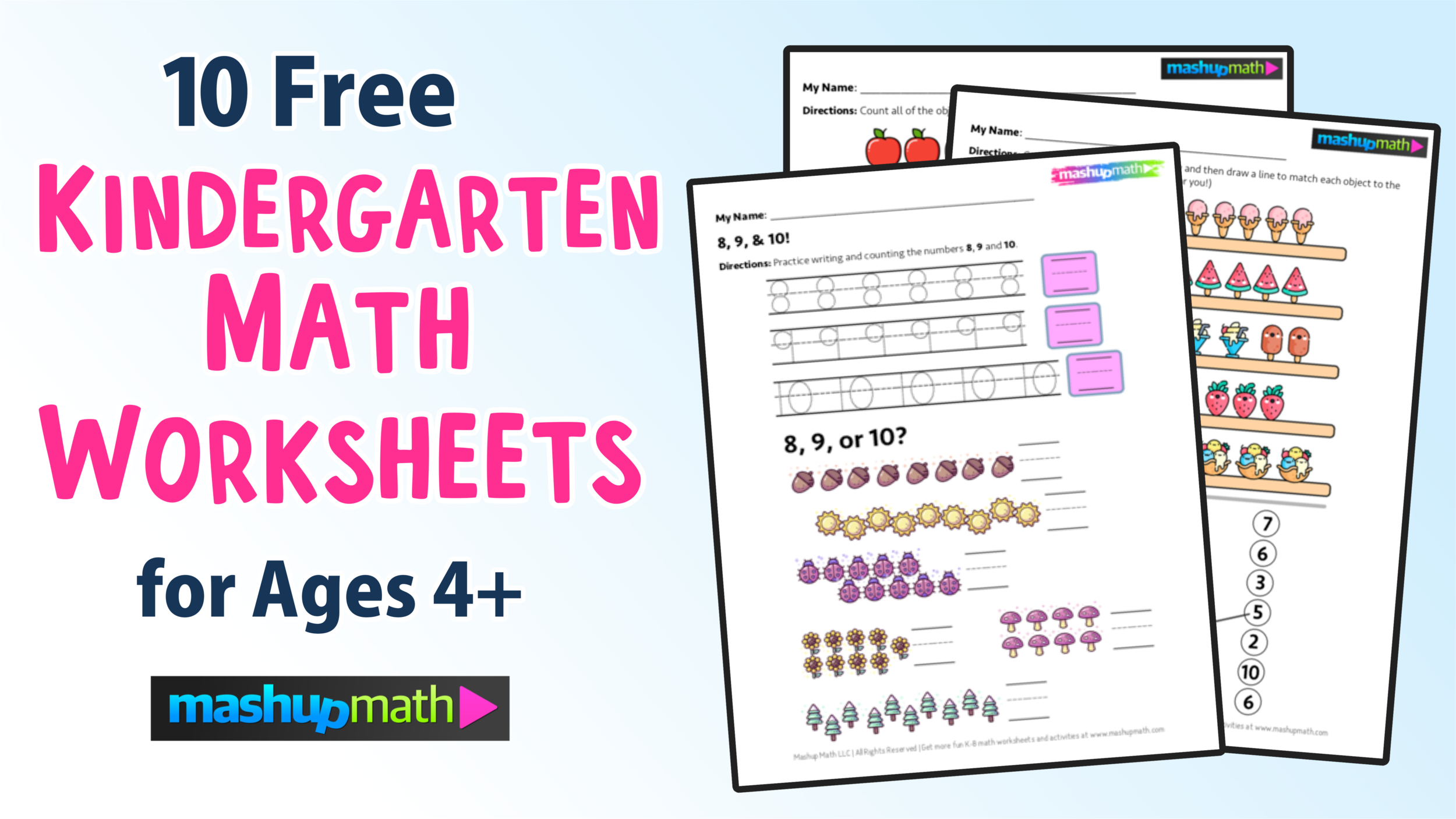 Kindergarten Math Worksheets Pdf Free Download