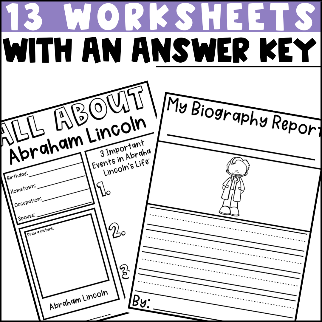 Abraham Lincoln Kindergarten Worksheets Kindergarten Worksheets