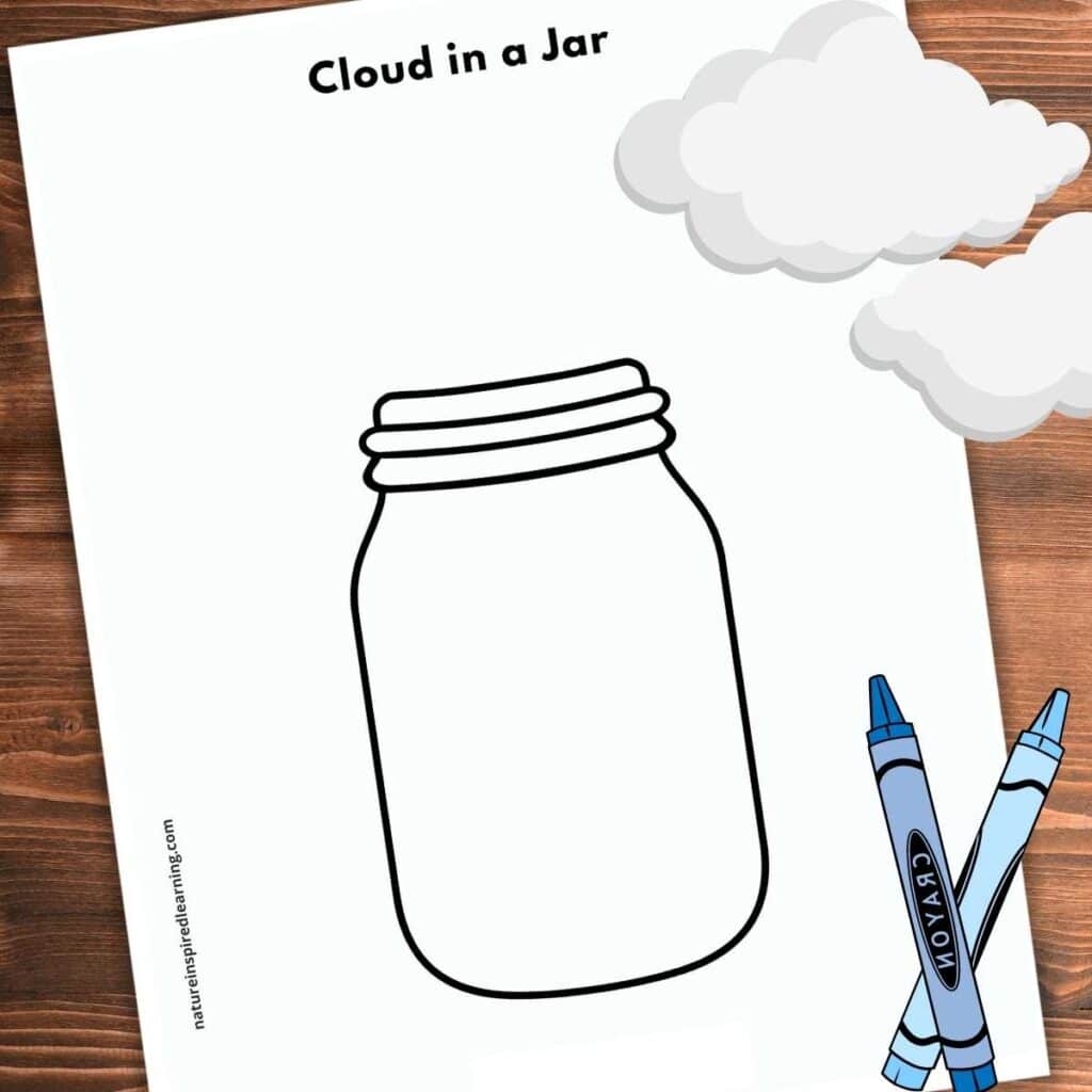 Kindergarten Rain Cloud Experiment Worksheets