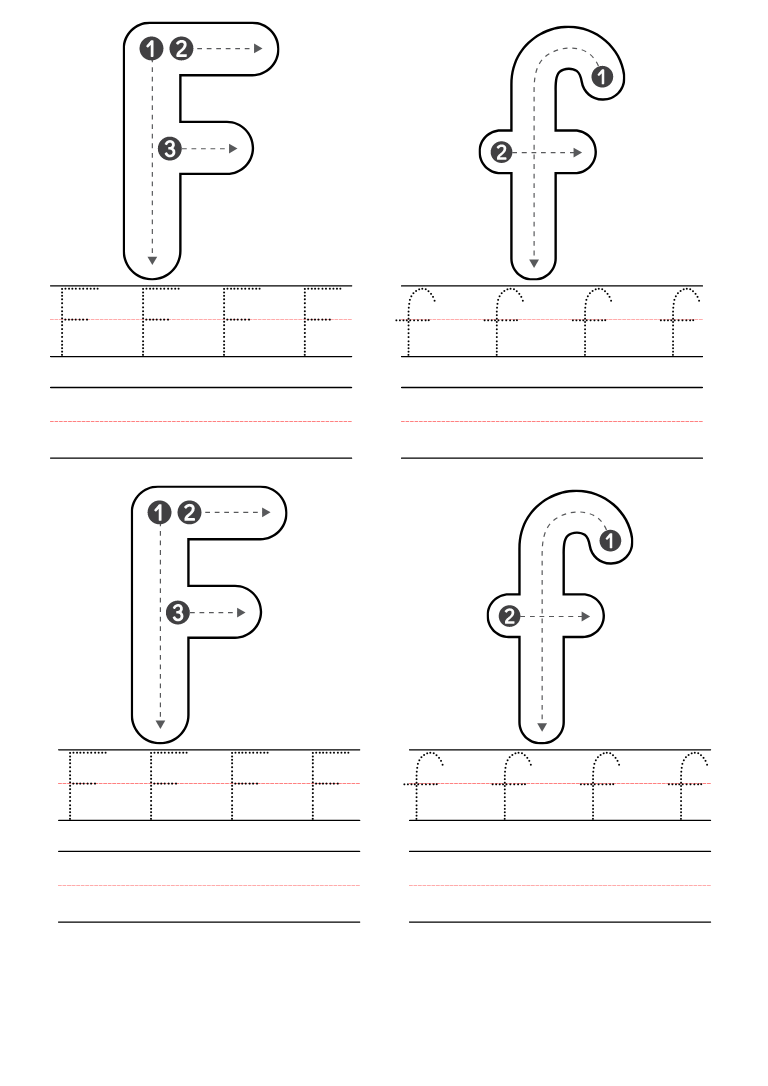 Letter F Worksheets Kindergarten Kindergarten Worksheets