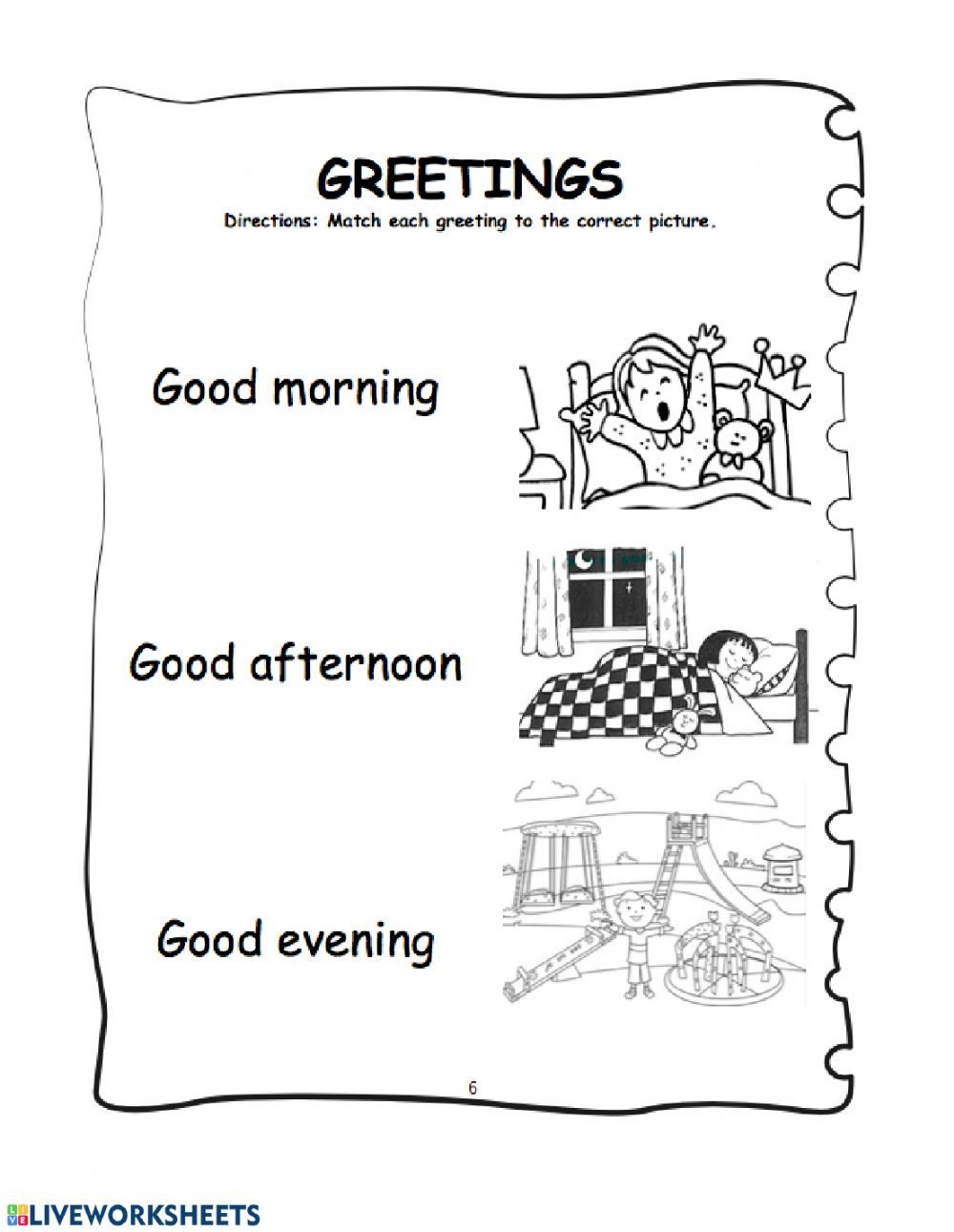 Greetings And Farewells Worksheets For Kindergarten Kindergarten Greetings And Farewells Worksheets For Kindergarten Kindergarten