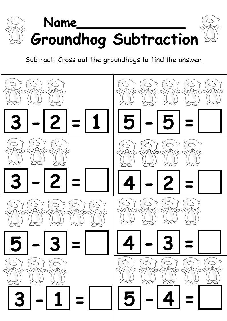 Numbers 0-5 Worksheets For Kindergarten