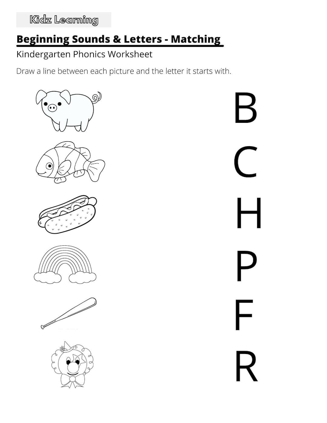 Beginner Phonics Worksheets For Kindergarten - Kindergarten Worksheets