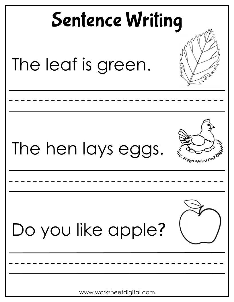 Esl Kindergarten Writing Worksheets - Kindergarten Worksheets