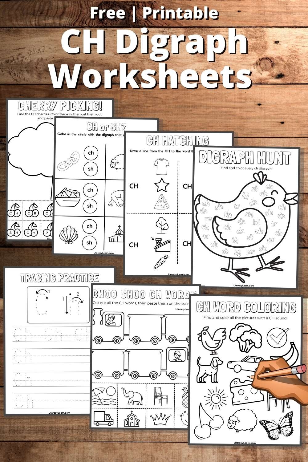 Ch Words Worksheet For Kindergarten - Kindergarten Worksheets