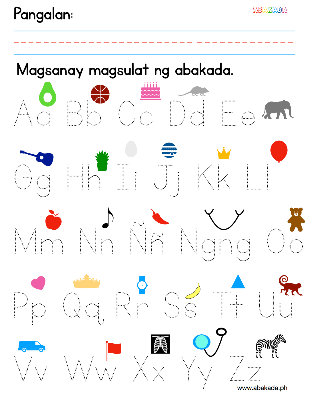 Alpabetong Filipino Worksheets For Kindergarten - Kindergarten Worksheets