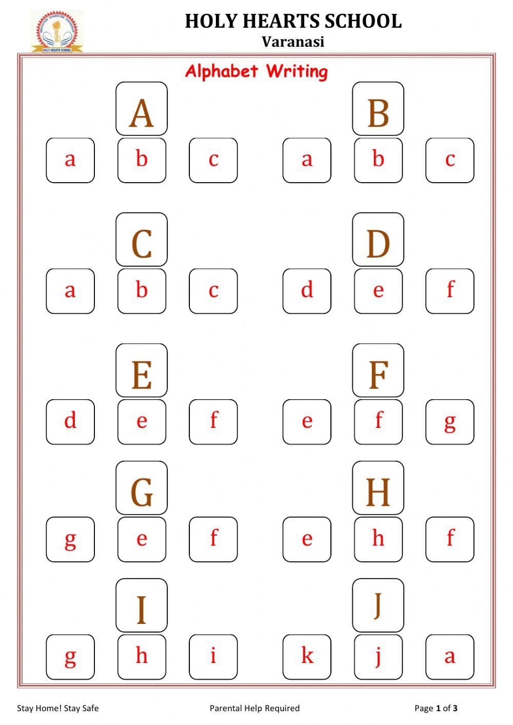 Alphabet Worksheets For Lkg - Kindergarten Worksheets