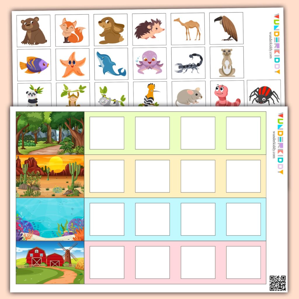 Habitats For Kindergarten Worksheet Kindergarten Worksheets