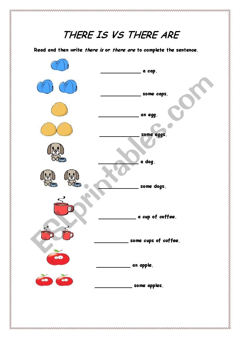 Are Vs Is Worksheet - Kindergarten Worksheets