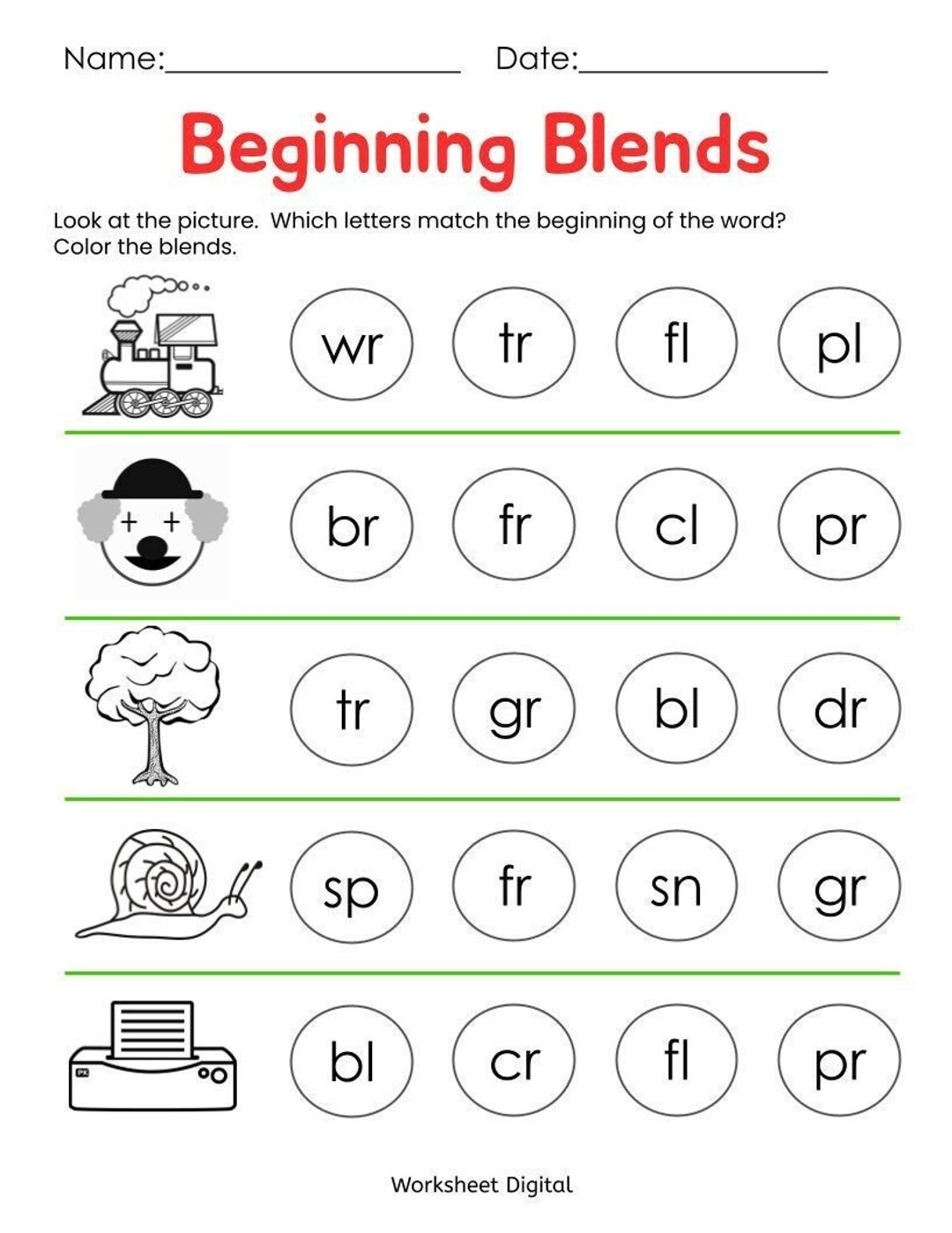 Blending words kindergarten worksheets kindergarten worksheets