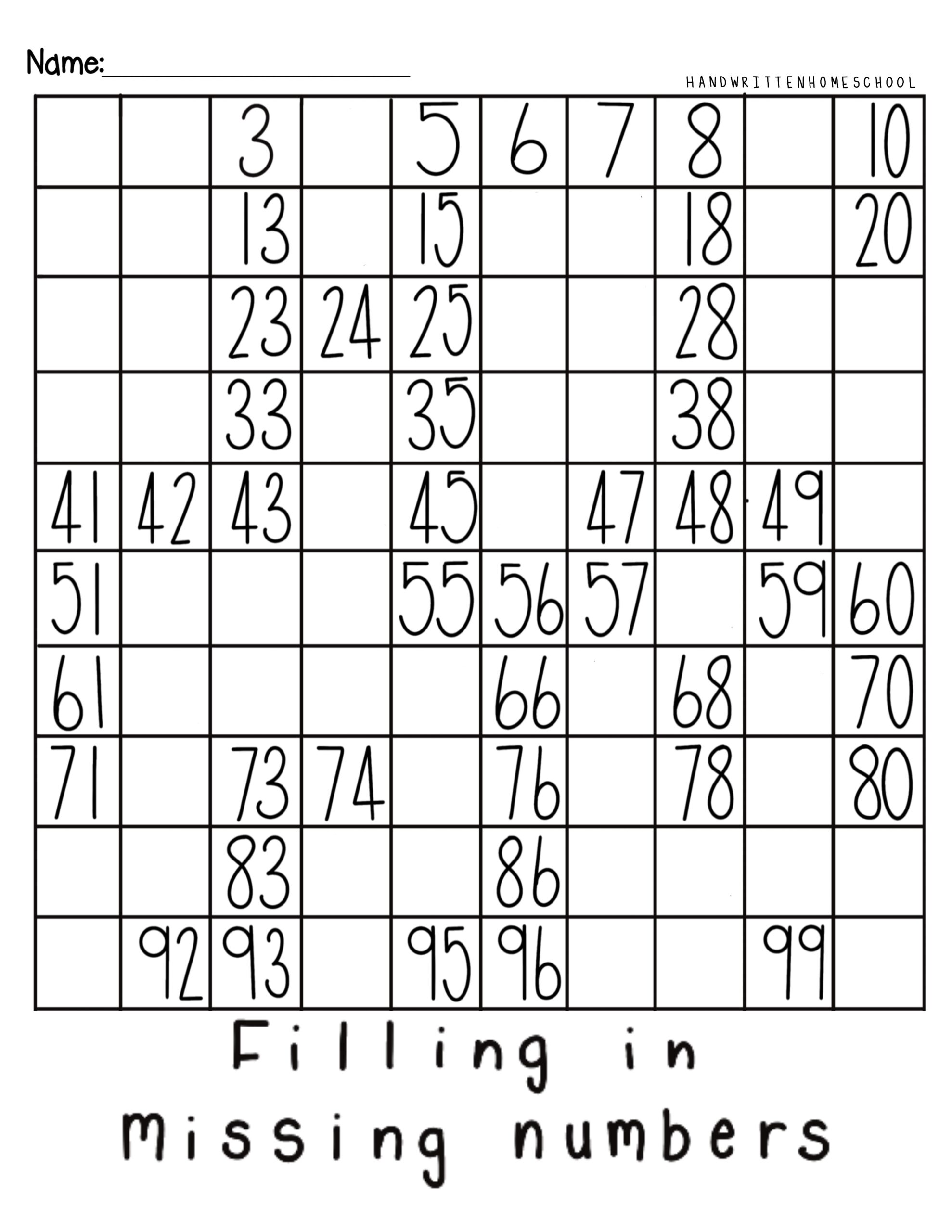 Counting To 100 Worksheets For Kindergarten - Kindergarten Worksheets