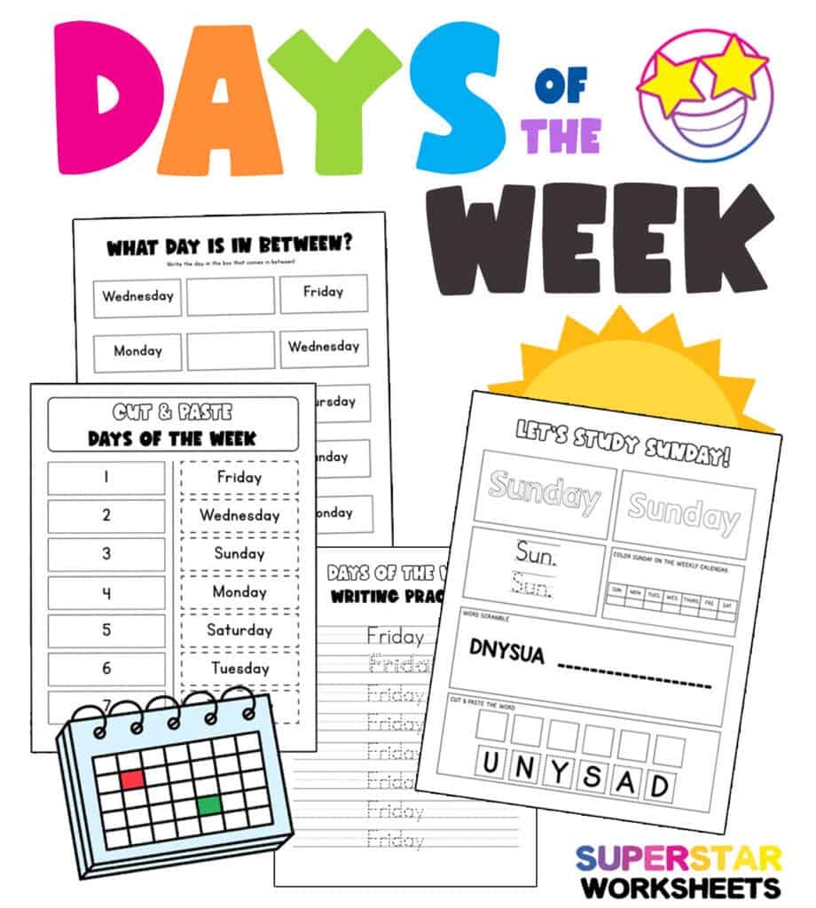 Free Printable Calendar Worksheets For Kindergarten - Kindergarten ...